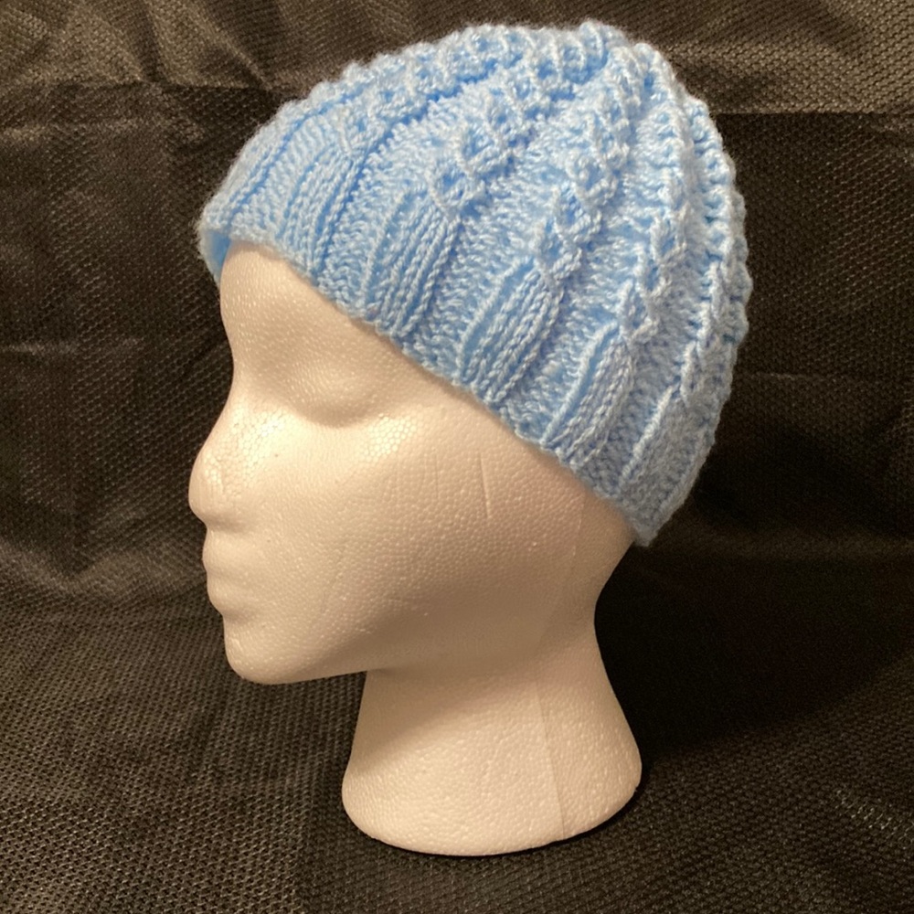 New hand knitted child’s hat